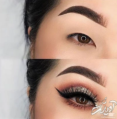 آرایش چشم پف دار